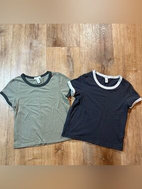Tilly's Full Tilt Ringer Crop Top Bundle